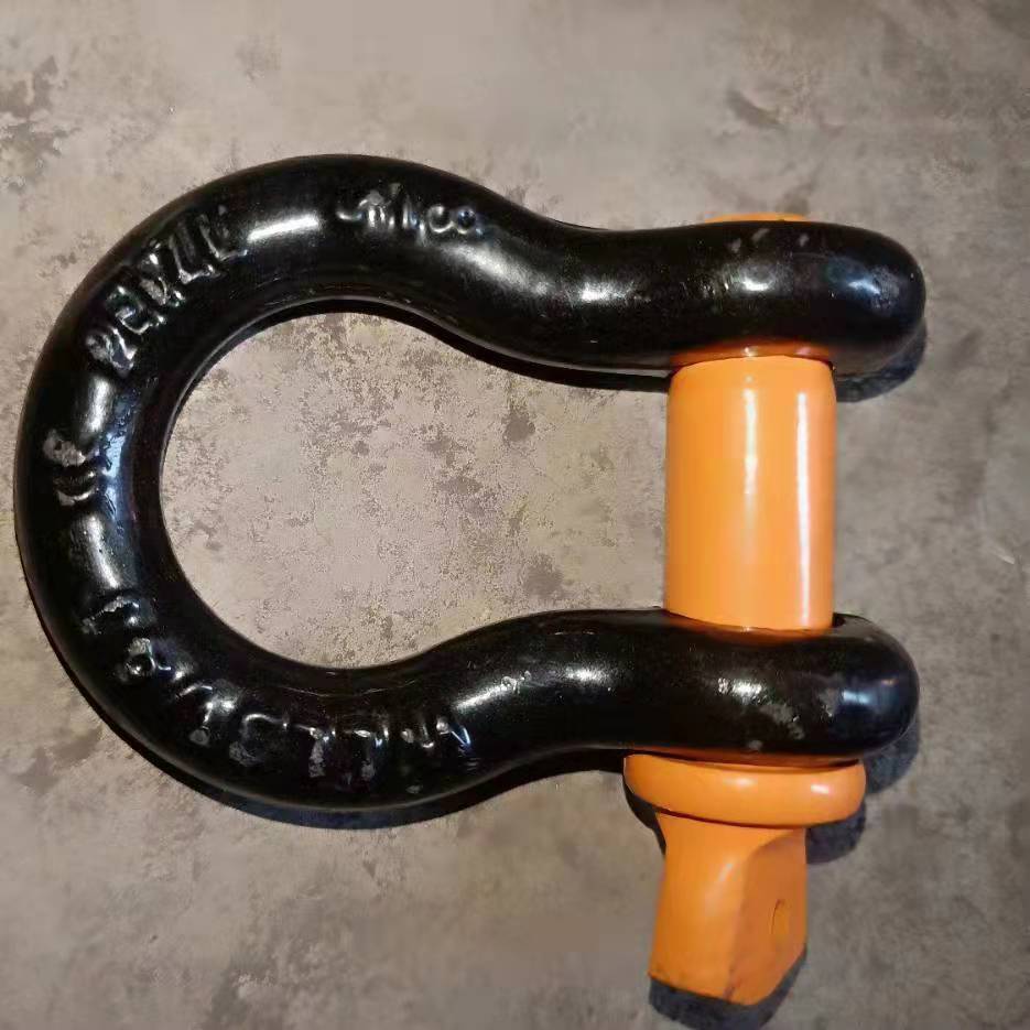 Enganche de grillete con pasador de bloqueo