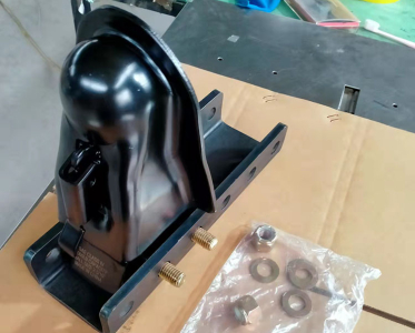 acoplador de remolque de cuello de cisne