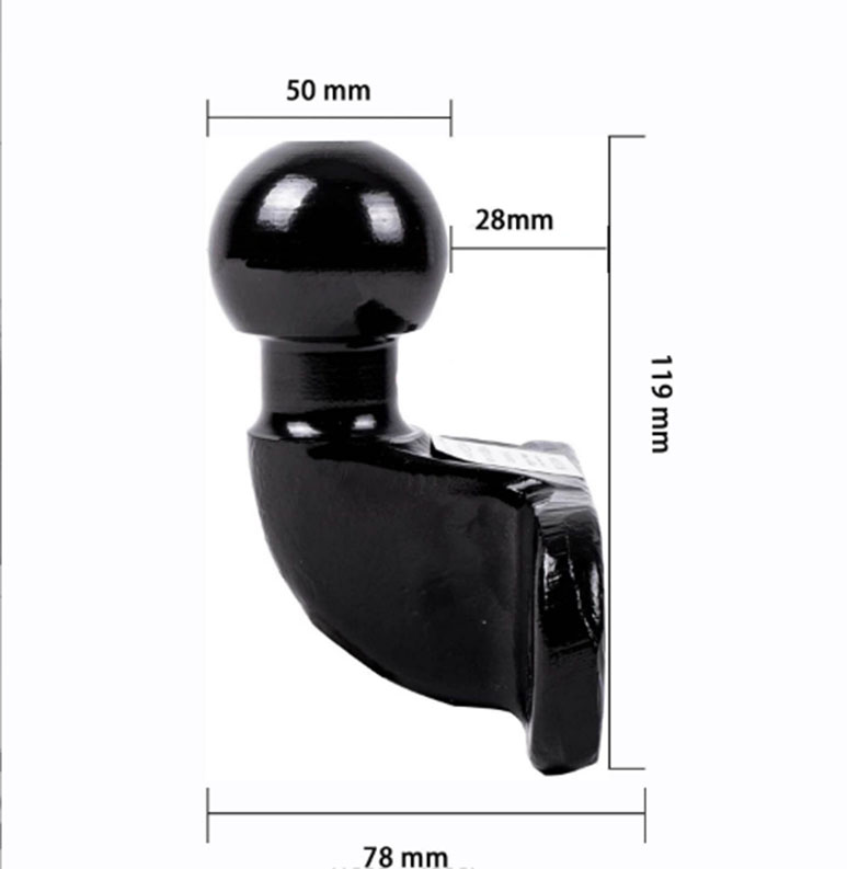 Balle de remorquage ISO 50 mm